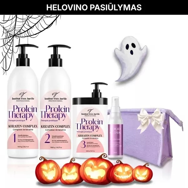 TIK HELOVINO PROGA – RIBOTO LEIDIMO PASIŪLYMAS! Profesionalus plaukų SPA namuose – salono efektas jau po pirmojo panaudojimo!